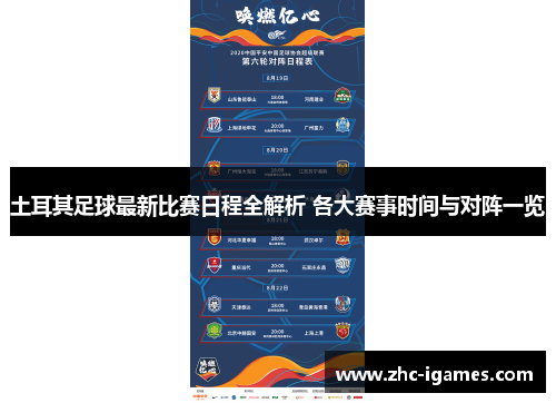 土耳其足球最新比赛日程全解析 各大赛事时间与对阵一览